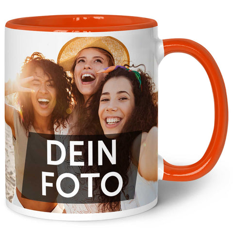 Bedruckte Tasse mit eigenem Foto