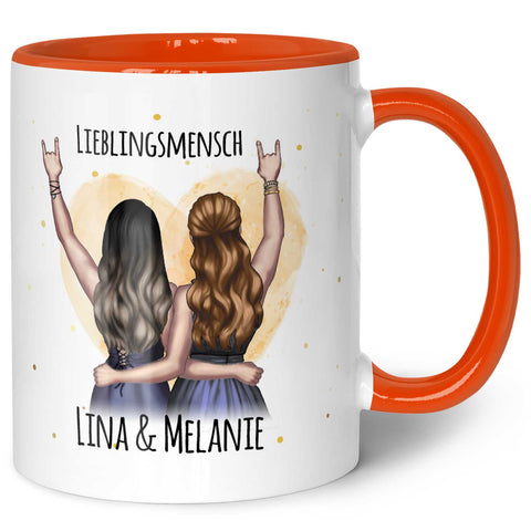 Bedruckte Tasse mit Konfiguration - Beste Freundin