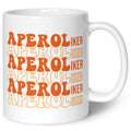 Bedruckte Tasse mit Aperol Spritz Motiv - Aperoliker - Aperol Geschenk für Frauen und Männer