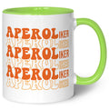 Bedruckte Tasse mit Aperol Spritz Motiv - Aperoliker - Aperol Geschenk für Frauen und Männer