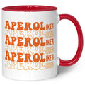 Bedruckte Tasse mit Aperol Spritz Motiv - Aperoliker - Aperol Geschenk für Frauen und Männer