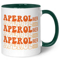 Bedruckte Tasse mit Aperol Spritz Motiv - Aperoliker - Aperol Geschenk für Frauen und Männer