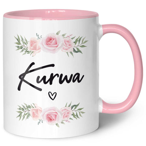 Bedruckte Tasse Kurwa