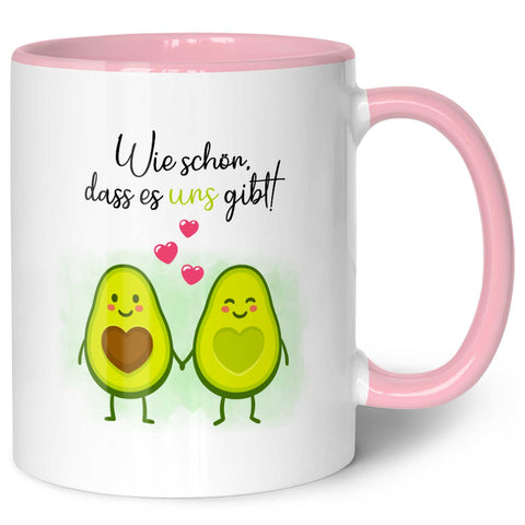 Bedruckte Tasse mit Spruch - Avocado Love