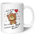 Bedruckte Tasse mit Spruch - Damit du weisst