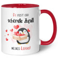 Bedruckte Tasse mit Spruch - Du bist der schönste Zufall meines Lebens
