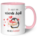 Bedruckte Tasse mit Spruch - Du bist der schönste Zufall meines Lebens