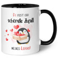 Bedruckte Tasse mit Spruch - Du bist der schönste Zufall meines Lebens