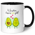 Bedruckte Tasse mit Spruch - Avocado Love