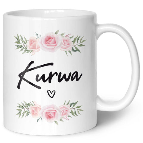 Bedruckte Tasse Kurwa