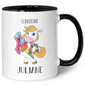 Bedruckte Tasse mit Motiv - Einschulung Pferd