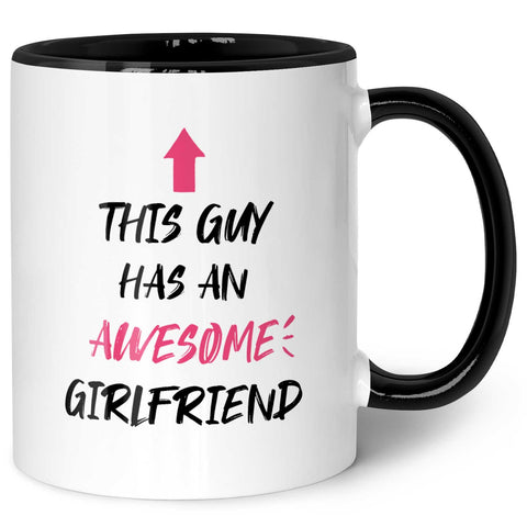 Bedruckte Tasse mit Spruch - Awesome Girlfriend