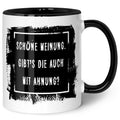 Bedruckte Tasse mit Spruch - "Schöne Meinung"