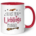 Bedruckte Tasse mit Spruch - Du bist mein Lieblingsmuggel