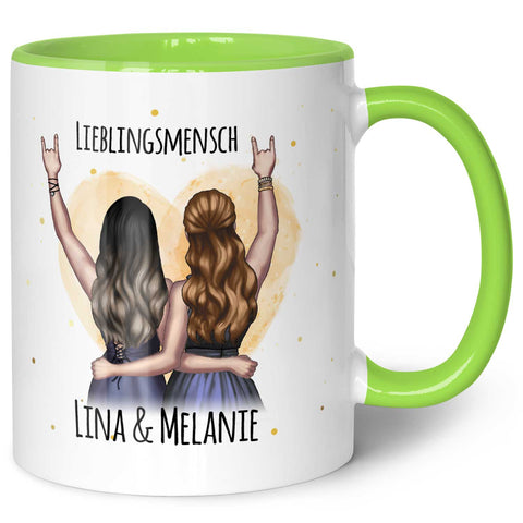 Bedruckte Tasse mit Konfiguration - Beste Freundin