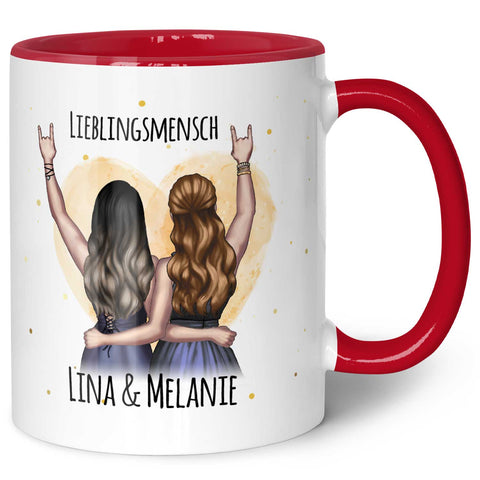 Bedruckte Tasse mit Konfiguration - Beste Freundin