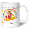 Bedruckte Tasse mit Motiv Einschulung