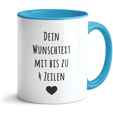 Bedruckte Tasse - Wunschtext - Personalisiert mit deinem Wunschmotiv