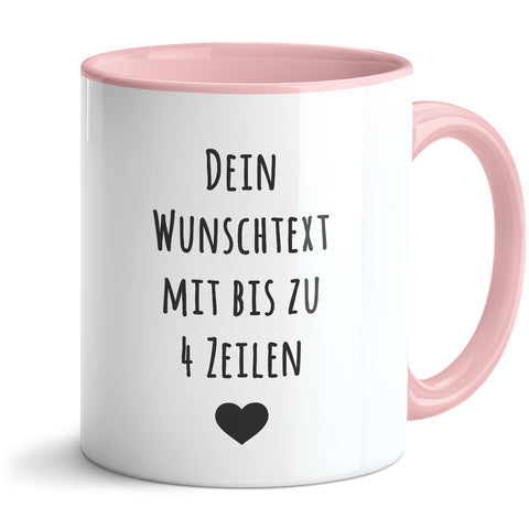 Bedruckte Tasse - Wunschtext - Personalisiert mit deinem Wunschmotiv
