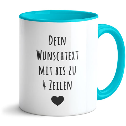 Bedruckte Tasse - Wunschtext - Personalisiert mit deinem Wunschmotiv