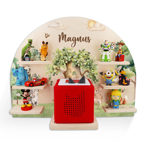 Toniebox Regal für Kinderzimmer - Wald - Personalisiert mit Namen