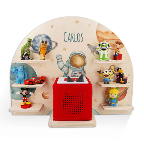 Toniebox Regal für Kinderzimmer - Astronaut - Personalisiert mit Namen