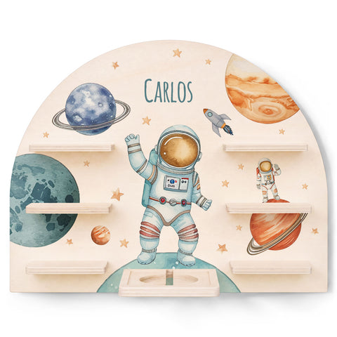 Toniebox Regal für Kinderzimmer - Astronaut - Personalisiert mit Namen