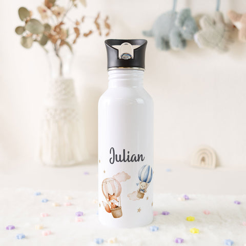 Bedruckte Trinkflasche aus Edelstahl - Ballon