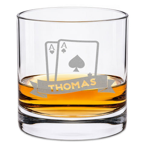 Leonardo Whiskyglas mit Gravur "Asse"