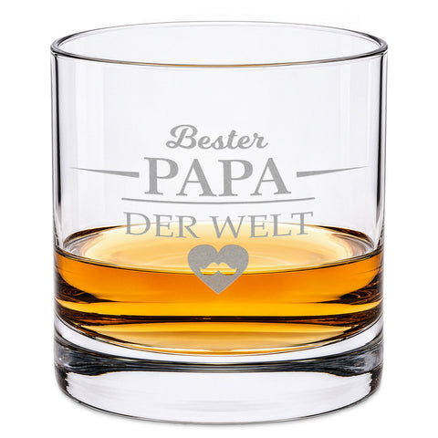 Leonardo Whiskyglas mit Gravur "Bester Papa der Welt"