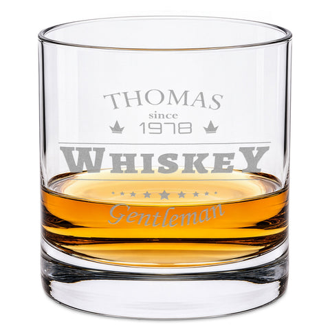 Leonardo Whiskyglas Gentleman Whisky mit Gravur