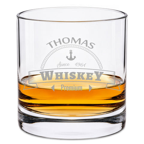 Leonardo Whiskyglas mit Gravur "Heimathafen"