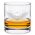 Leonardo Whiskyglas mit Gravur "Totenkopf"