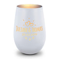 Deko Windlicht aus Glas mit Gravur - Sunshine - Personalisiert mit Namen & Datum