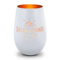 Deko Windlicht aus Glas mit Gravur - Sunshine - Personalisiert mit Namen & Datum