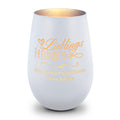Deko Windlicht aus Glas mit Gravur - Lieblings Freundin - Personalisiert mit Namen