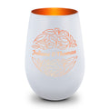 Deko Windlicht aus Glas mit Gravur - Nature Love - Personalisiert mit Name