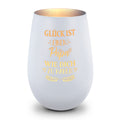 Deko Windlicht aus Glas mit Gravur - Glück ist einen Papa wie Dich zu haben