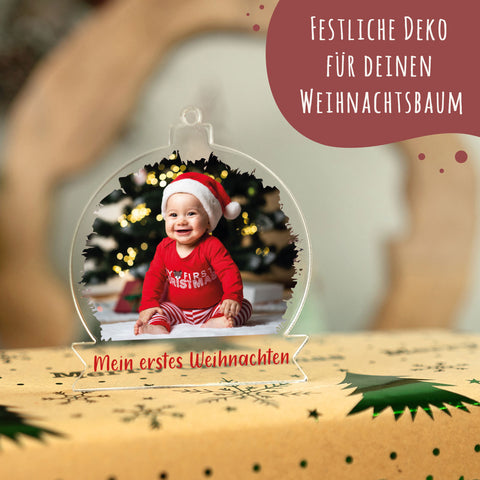 Christbaumschmuck aus Acryl - Foto - Weihnachtsanhänger