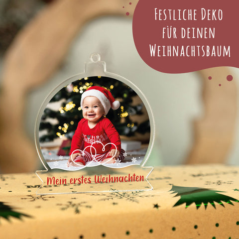 Christbaumschmuck aus Acryl - Foto - Weihnachtsanhänger