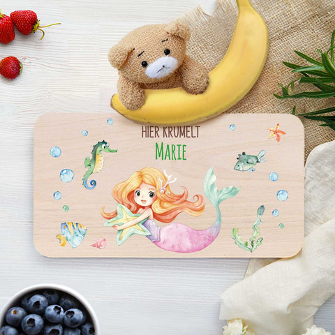 Frühstücksbrettchen mit Druckmotiv & Namen