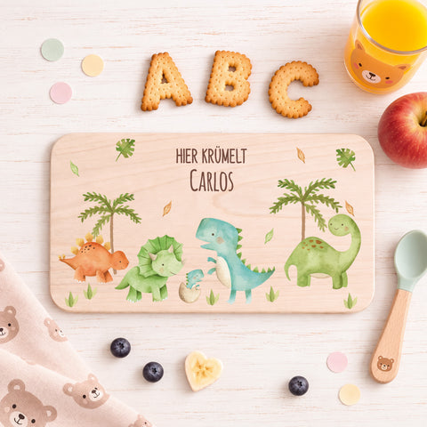Frühstücksbrettchen mit Druckmotiv & Namen