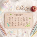 Frühstücksbrettchen mit Druckmotiv & Name - ABC Dinosaurier