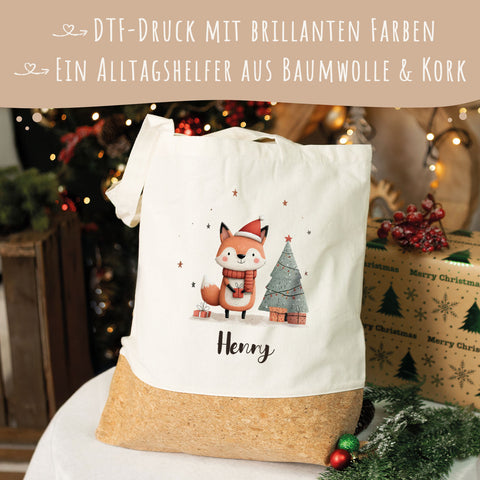 Einkaufstasche Kork - Geschenktiere