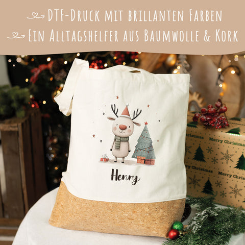 Einkaufstasche Kork - Geschenktiere