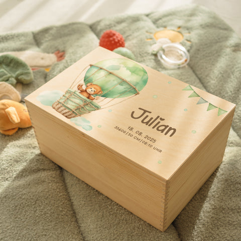 Erinnerungskiste für Kinder mit UV-Druck - Ballon