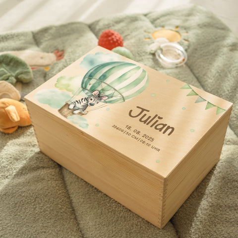 Erinnerungskiste für Kinder mit UV-Druck - Ballon