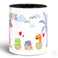 Bedruckte Tasse mit Spruch "Erziehersaurus"