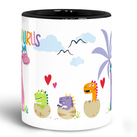 Bedruckte Tasse mit Spruch "Erziehersaurus"