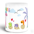 Bedruckte Tasse mit Spruch "Erziehersaurus"